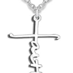 jude jewelers Stainless Steel Christian Cross Faith Word Church Prayer Religious Pendatn Necklace-picture-41