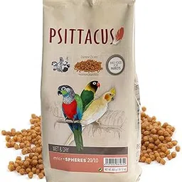 Psittacus Microspheres Wet & Dry 20/10 1.8 lb | for Chops and Salads Recipes, The Easiest One, Quick and Cold Preparation | Premium Pellet for Birds and Parrots, 100% Non-GMO-picture-11