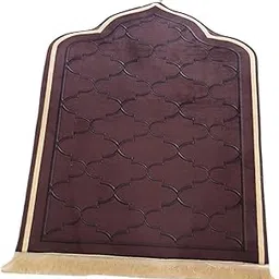 MYADDICTION Worship Mat Floor Carpet Thickened Floor Mat Prayer Mat for Wedding Travel Brown L-picture-21