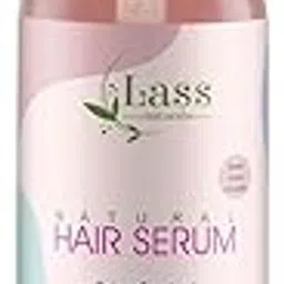 Lass Natural Hair Serum For Men Women | Heat Protection For Dry, Rough Hair, Smooth, Silky & Frizz-Free Smoothness, Made With Natural Ingredients, Hair Growth Serum, Tangle Free Hair - 100 ml image 1