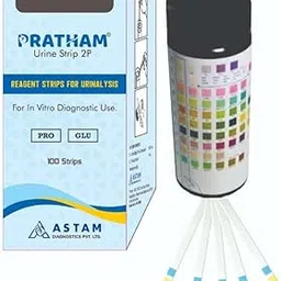 Pratham Urine Strip 2P Reagent Strips for Urinalysis, 100 Strips, For In Vitro Diagnostic Use-image-29