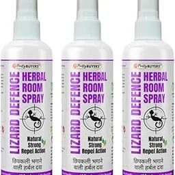 PrettyBUYERS Herbal Lizard Repellent Spray | Lizard Defence Made With Essential Oil | Eco-Friendly & Biodegradable 100MLx3-picture-56