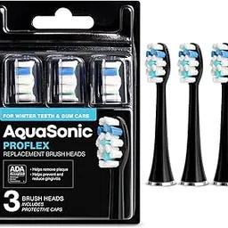 AquaSonic ProFlex Brush Head Replacement 3-Pack - Upgraded ProFlex Brush Heads For Improved Plaque Removal-picture-18