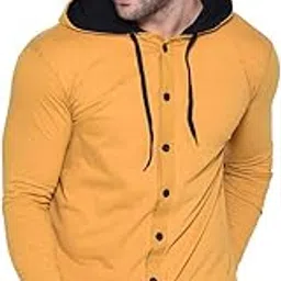 blisstone Men's Slim Fit T-Shirt (681_Series_Mustard_X-Large)-picture-26