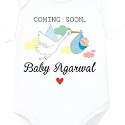 Pregnancy Announcement Gift for Grandparents to be | Baby Coming Soon Bodysuit | Reveal idea for Grandma, Grandpa, Dad, Husband, Aunt, Uncle or Family-picture-13