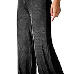 preneum Women's Striped Wide-Leg Korean-Inspired Comfortable & Stylish Casual and Formal Trouser Pant-picture-22
