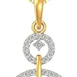 joyalukkas Pride Diamond Collection 18K Yellow Gold and Diamond Pendant-picture-20