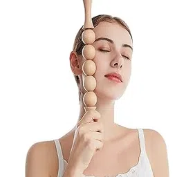 Professional Wood Craft ᵀᴹ Natural Wooden Massage Roller Manual Anti-Cellulite Body Skin Wood Therapy Roller Massage Tool Back Pain Head Leg Neck Trigger Point Massager-picture-11