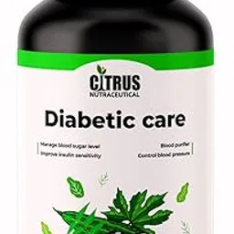 CITRUS NUTRACEUTICAL Diabetic Care Capsule With Karela Jamun Neem and Fenugreek for Manage blood sugar level and metabolism - 60 Capsules-picture-29