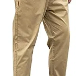 メイク トゥ ビー Make 2 Be MF95 Men's Ankle Length Color Pants, Solid Color, Wide Pants, Large Size, Loose Fit, 100% Cotton, Tapered Beautiful Silhouette, Chino Pants, Long Pants, Cotton Pants-picture-18