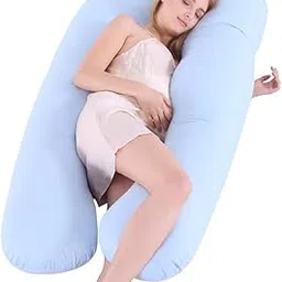 ibasenice U-Shape Pillow Case 1pc Pillow Covers Pillowcase Pillow Cases Arm Body Cushion Case Sleeping Pillow Case Pregnant Supporter Pregnancy Supporter Case to Sleep Maternity Pillow-picture-29