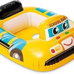 Toyshine Inflatable School Bus Theme Swimming Pool Tub Tube Water Play Centre Toy for Kids - 78 x 58 Cms-picture-13