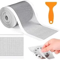 SAVS Mosquito Net Repair Tape Strong Adhesive Waterproof Window Mesh Patch For Door Tears Holes Screen Covering Mesh Fix Durable Easy To Use 200Cm X 5Cm Pack Of 1-picture-22