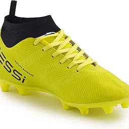 velpro Black Turf Hardground TPU Sole Lightweight Ankle Football Shoes for Men (Size- 4 to 10) image 1