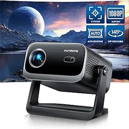 Mini Video Projector【Auto Keystone/Electric Focus】 20000 Lumens 1080P WiFi Bluetooth Portable Projector 4K FHD Supported 145° Angle, 50% Zoom Dustproof Sealed Projector Home Theater HDMI-picture-34