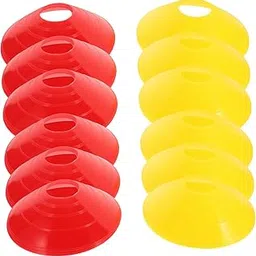 Yardwe 60pcs Training Discs for Soccer and Football Bright Color Markers for Agility Drills Gym Class and Sports Practice Pe Material Lightweight and Easy to Store-picture-23