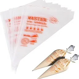 BAKING SET Icing Piping Bags for Cake Decoration Transparent 50 Pieces-picture-12