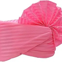krypmax Wedding Unisex Turban Safa for Barati (Pink) (Size: 22 to 22.5 Inch)-picture-25