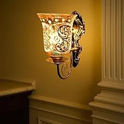 Weldecor Decorative Wall lamp/Light/Scone/Fixture for Living Room Night Lamp/Bed Side lamp for Bed Room, House and Resort (Corded Electric,Metal)-picture-28