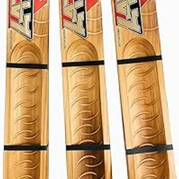 Shri Krishna Sports Kashmir Willow AK-47 Brown Cricket Bat | Lightweight | Enhanced Flexibility and Shock Absorption | Powerful Stroke | Thick Edges | Professional Bat with Singapore Cane Handle-image-4