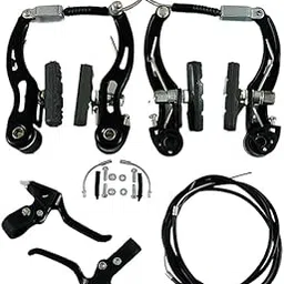 Cycle Brake Clutch Wire Pad Combo for V Brakes Power Brakes Bicycle Senior MTB Bikes (V-Brake Complete Set)-picture-47