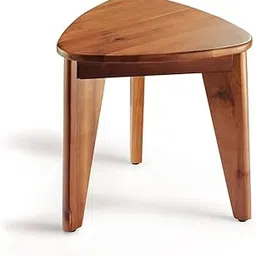 Carved Creations Wooden Corner Shower Foot Rest Tool. Wooden Showers Stool Seat for Shaving Legs - Small Corner Shower Benches for Inside Shower - Waterproof Bath Step Stools Bench for Bathroom-picture-64