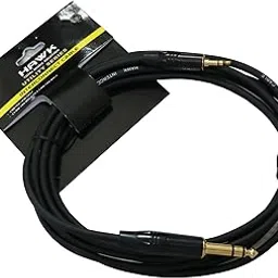 Utility Series TMSLU03 Y Cable 3.5mm TRS Male to 6.35mm TRS Male, 3 Meter Black with Cable Tie.-picture-25