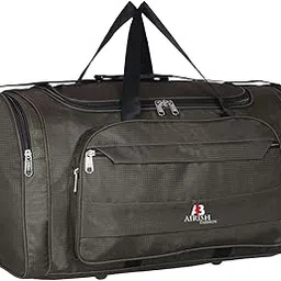 airish Lightweight Heavy Duty Fabric Travel Luggage Duffel Bag (Green,50 litres)22Inch-picture-53