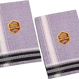 iagritext Cotton Ash Colour Casual Lungi (Dhoti), Pack of 2-picture-51