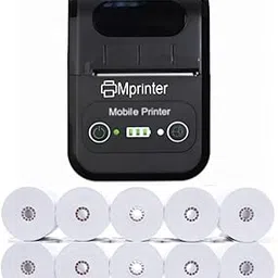 MPT II 58mm 2 Inch Receipt Bluetooth Thermal Printer for Small Business, Restaurant Swiggy Zomato KOT, Shopping Mall, Mini Market - with 10pcs Thermal Roll (MPT II)-picture-11