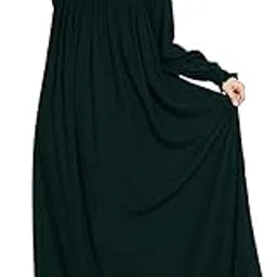 mushkiya Women Modest Abaya Dress with Sleeve Detailing (AB-130)-picture-54
