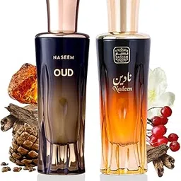 NASEEM Nadeen & Oud Aqua Perfume for Unisex | Alcohol-Free, Long-Lasting Arabian Fragrances for Women & Men, Floral Oud, Saffron, Extrait de Parfum (Combo - 80ml Each)-picture-53