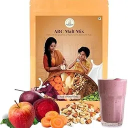 Narchuvai Foods | ABC Malt Mix | Apple, Beetroot, Carrot | No Preservatives | Zero White Sugar | Ready-to-Mix | Almond, Cashew, and Cardamom |Homemade & No Preservatives| Malt-Based Nutritional Mix | Natural Drink for Kids, Adults, Elders - 250gms-picture-15
