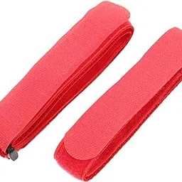 Yardwe 2 Pcs Adjustable Bicycle Rack Straps Durable Wheel Stabilizer with Hook and Loop for Secure Transport of Bikes Cycling Accessories Red-picture-23