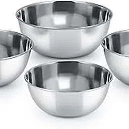 neelam Stainless Steel 7, 22 Gauge Prem 400 ml Vati, Set of 4, Dinner Bowl Katori Serving Vati, Durable Quality, Elegant, Perfect for Serving Snacks, Desserts, and Condiments, Sliver-picture-27
