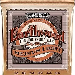 Ernie Ball Earthwood Medium Light Phosphor Bronze Acoustic Guitar Strings - 12-54 Gauge-picture-44