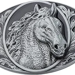 bnf Vintage Menâ€™s Engraved Animal Horse Head Oval Western Cowboy Hip Hop Zinc Alloy Belt Buckle | Clothing Shoes & Accessories | Mens Accessories | Belt Buckles-picture-36