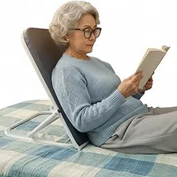 Kawachi 6 Angle Adjustable Surgical Patient Lifting Bed Backrest Support Chair, Cushioned Back Washable, Reusable, Non-Toxic, Long Lasting, Portable & Foldable (Classic-Without Padding & Armrest)-picture-12