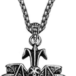 shiv jagdamba Solid Metal Cross Necklace Jesus Christ Crucifix Skull Head Lord's Prayer Pendant for Men&Women 22 iNCH Box Chain-picture-12