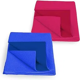 StarAndDaisy Waterproof Quick Dry Sheet, Bed Pad Anti-Piling Fleece Extra Absorbent Washable Mattress Protector| Baby Bed Protector Sheet for Toddler Children. (Blue & Pink, 50X70 CM)-picture-12