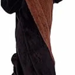 funziez! Sherpa Bear Adult Onesie - Animal Halloween Costume - Plush Teddy One Piece Cosplay Suit for Adults, Women and Men-picture-21