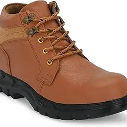 armaduro Men's Rich Quality|Metal Toe|Breathable Pure Leather Lace up Ankle Boot (S1)-picture-37