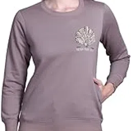DG Divine Girl Women’s Printed Round Neck Sweatshirt | Winter Wear Fleece Cotton Fabric | Full Sleeves Casual Pullover for Girls & Women-image-11