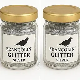 Francolin Glitter | Silver | Resin Art | Glitter – Shimmer for Epoxy, Tumblers, Slime & Nail Art – Cosmetic Grade – 20gx2-picture-19