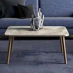 LIVINGLOOM Wooden Coffee Tables Rectangular Modern Coffee Table Modern Nesting Tables Nightstand and Accent Stacking Side Table for Living RoomEnd Tables Easy Assembly (White)-image-0