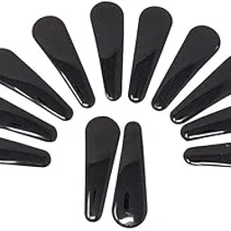 VK Pack of 12 Clips Fashion Black Color Tic Tac Hair Clips-image-82