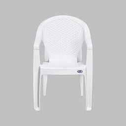 Nilkamal Exotica Plastic Chairs Set of 2 for Dining Room|Living Room|Balcony|Patio Chair|Indoor|Outdoor|Office Work & Shop| Strong & Sturdy Structure (Milky White)-picture-15