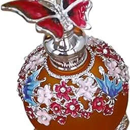 FABLOFT Glass Perfume Bottle 25ml Refillable Portable Essential Oil Bottle for Women Orange-picture-26