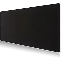 Black Gaming Mouse Pad XL 27.56” x 11.81”, Black Desk Pad, Pad for Keyboard and Mouse, Computer Desk Pad, Spill-Proof Surface and Anti-Skid Base 70 x 30cm-picture-23