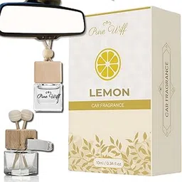 2 in 1 Car Perfume AC Vent Diffuser| Long Lasting upto 60 days| Lemon PURE WIFF Luxury Car Air Freshener | 8 ML |Natural Fragrance in Glass Bottle with Wooden Reed Diffuser Cap IFRA Certified-picture-17